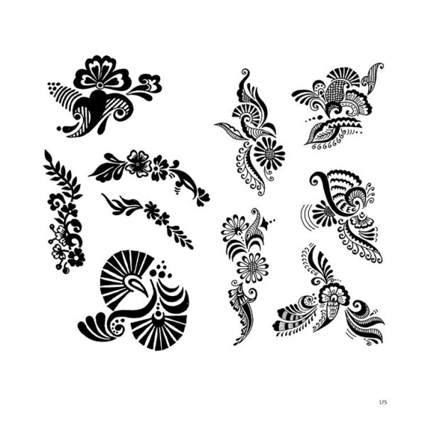 Татуировки хной эскизы