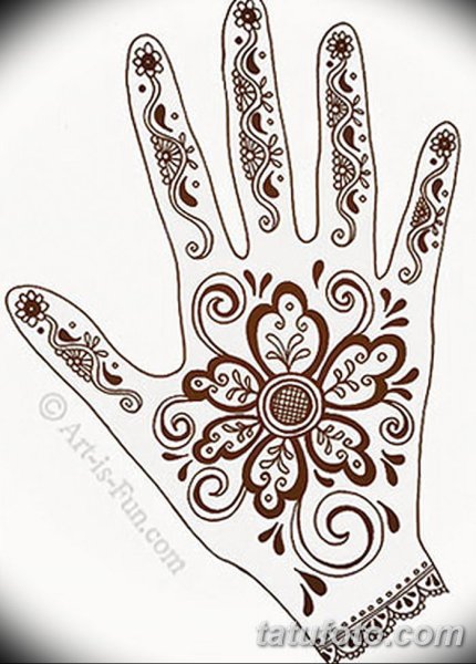 Роспись хной эскизы