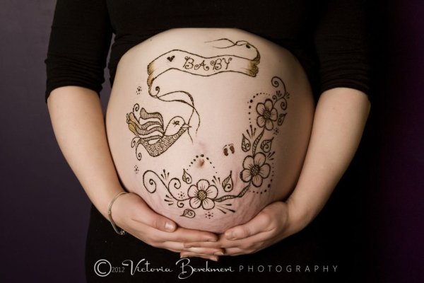 Котики на животике у беременных