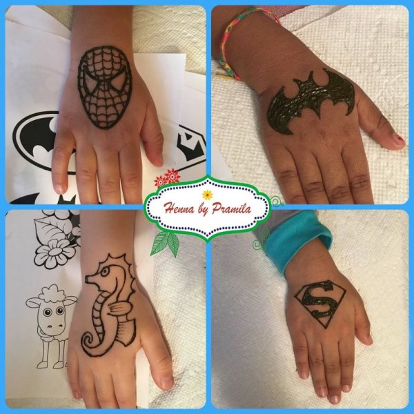 Мехенди для детей мальчиков