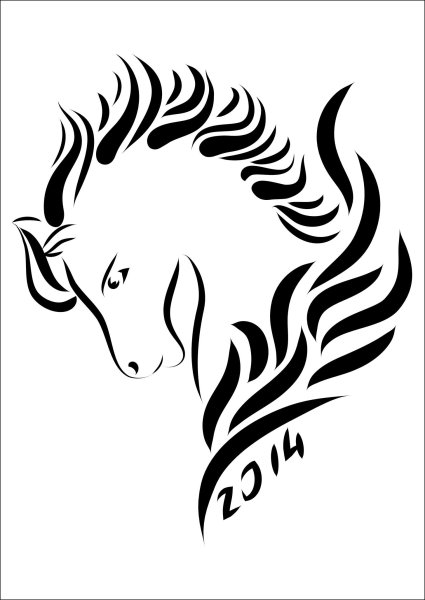Тату лошадь эскизы