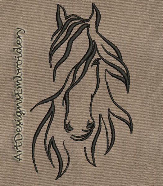 Рисунки хной лошадь