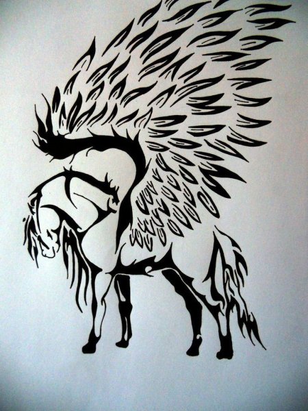 Тату лошадь эскизы