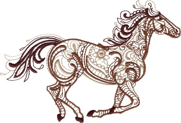 Стилизованные лошадки