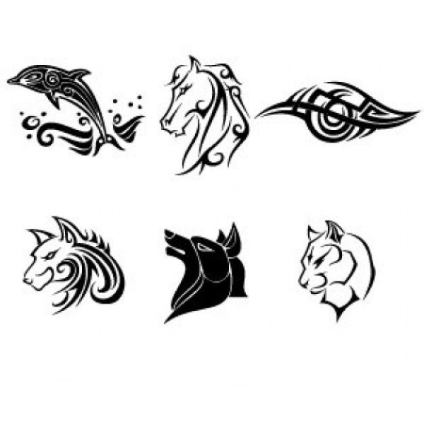 Маленькие тату эскизы животные