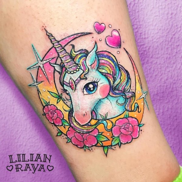 Тату Единорожка