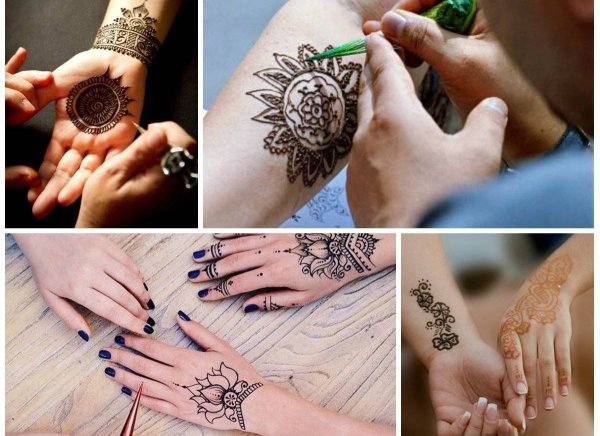 Временное тату мехенди