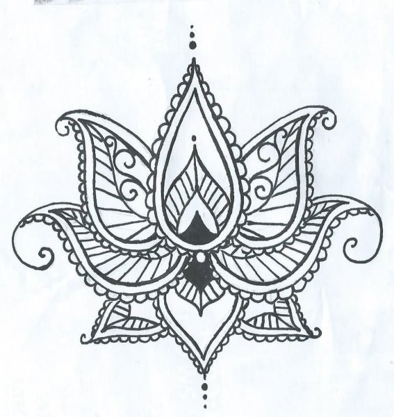 Мехенди Лотос