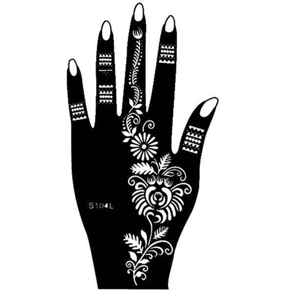 Трафарет для мехенди