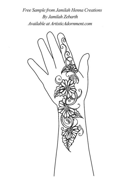 Эскизы для хны на руку
