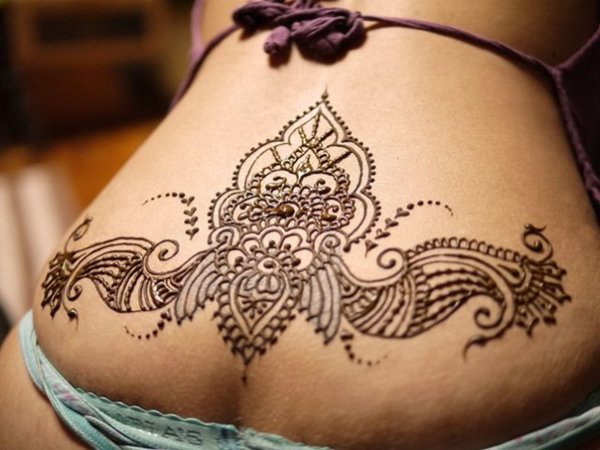 Интимные тату хной