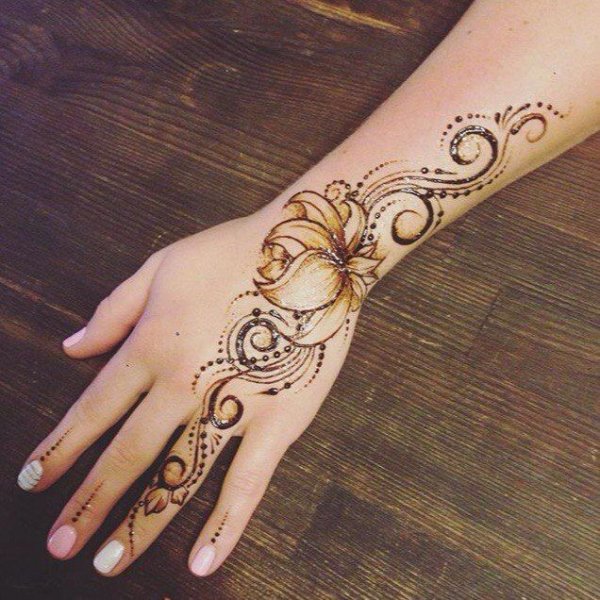 Мехенди лианы