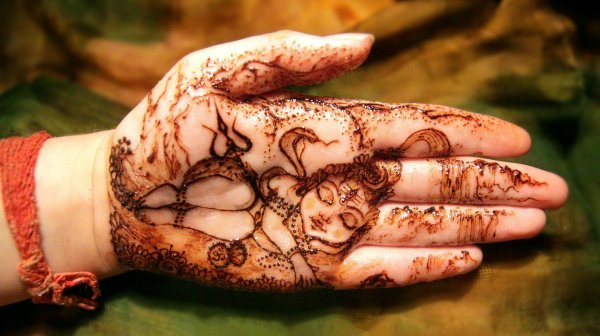 Рисунки хной для детей
