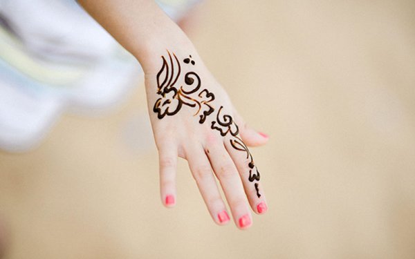 Тату хной для детей легкие