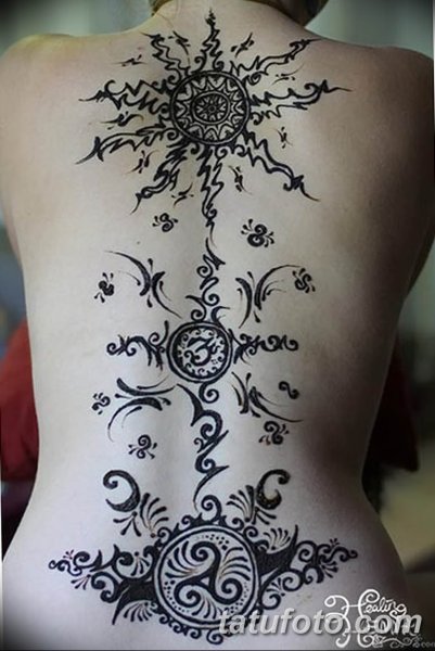 Мехенди на спине мужские эскизы