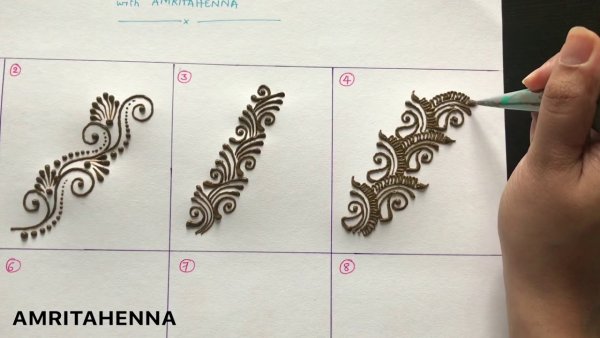 Поэтапное мехенди