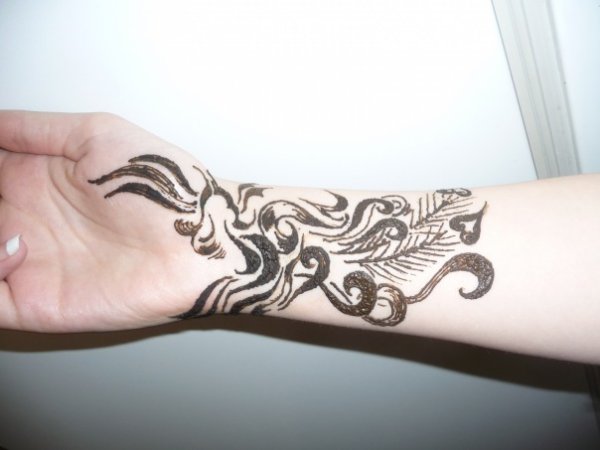 Тату хной мужские