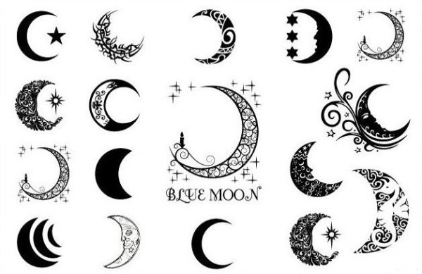 Луна в Скорпионе тату