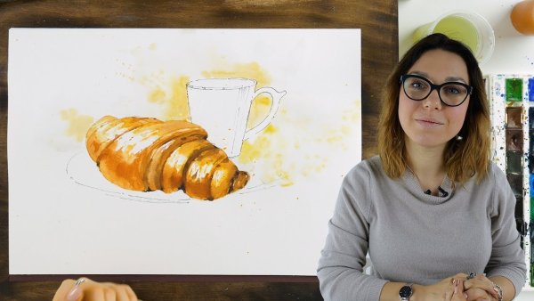 Круассан рисунок