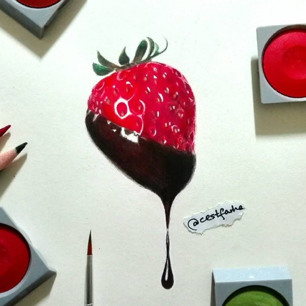 Клубника в шоколаде Art