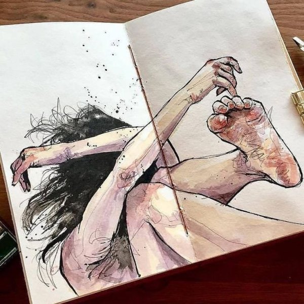 Зарисовки в скетчбук