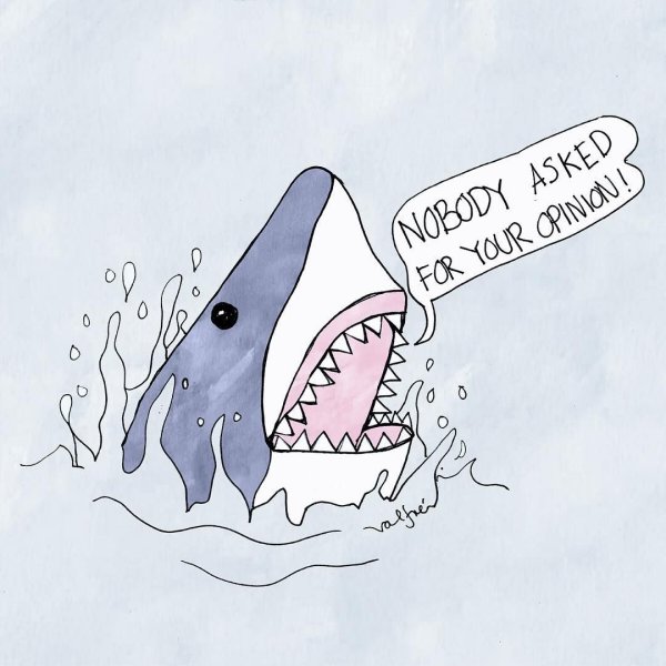 Милые акулы для срисовки