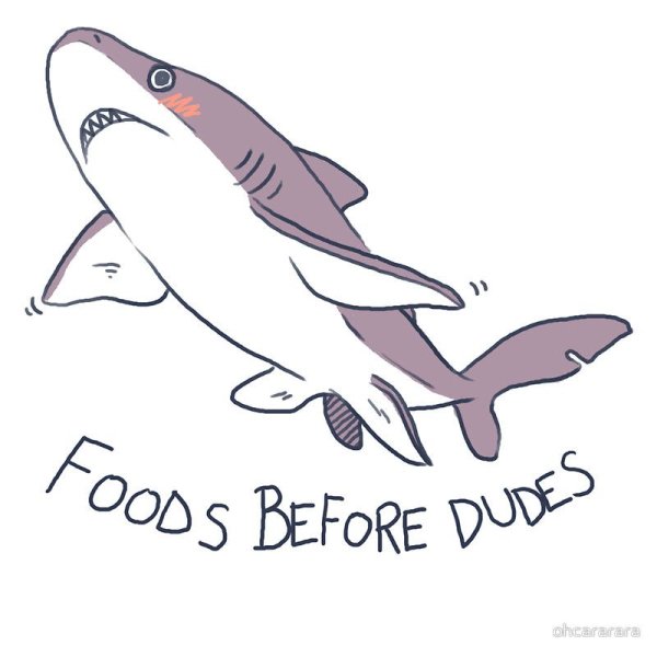 Милые рисунки акулы из Икеи