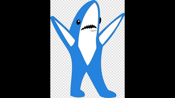 Мультяшная акула из Икеи