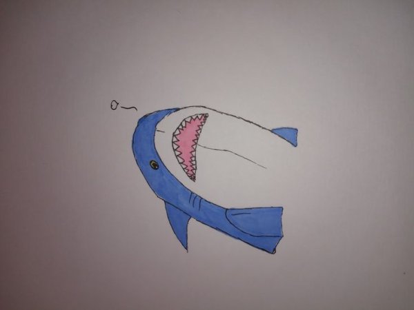 Акула из Икеи для срисовки