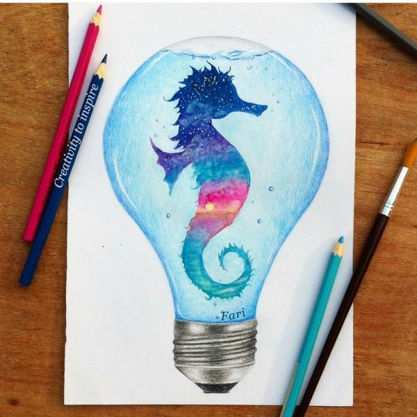 Кит в лампочке