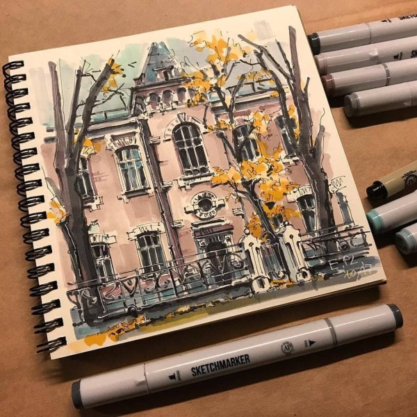 Маркеры для скетчинг