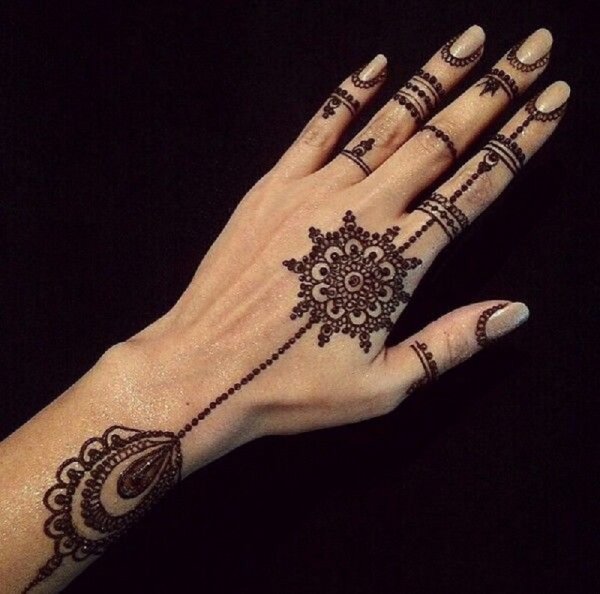 Мехенди кольца
