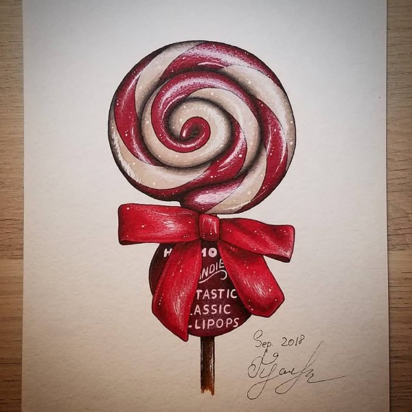 Скетчинг леденец