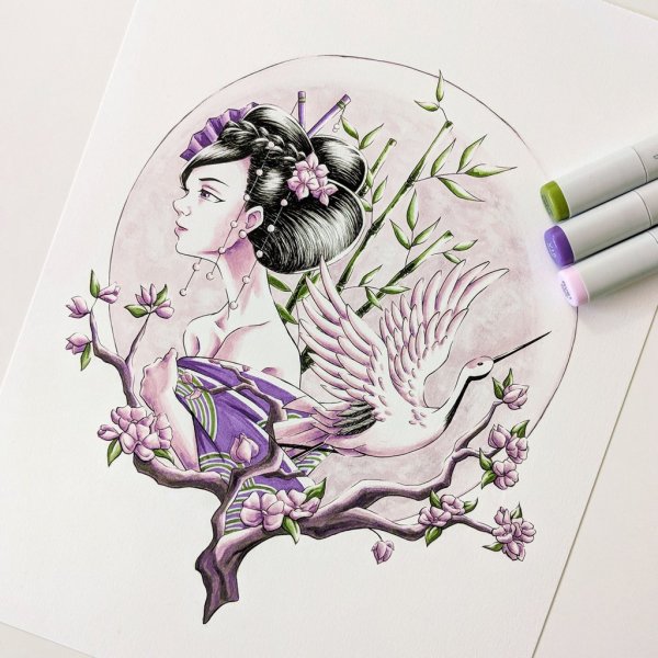 Вдохновение для рисования маркерами