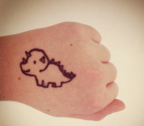 Милые тату хной