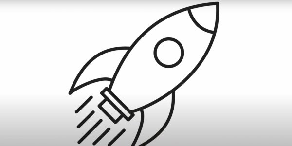 Как рисовать ракету