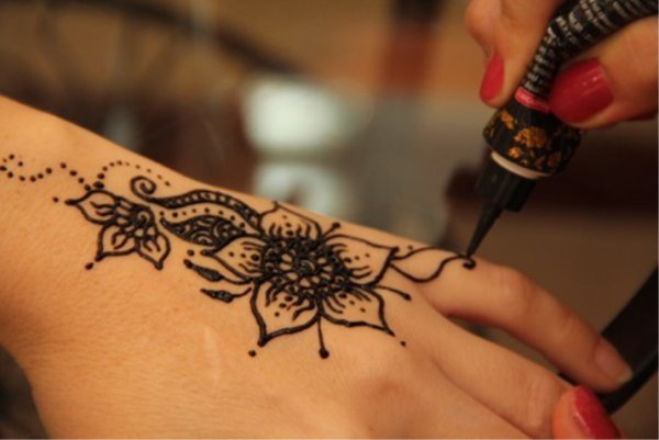 Временное тату хной