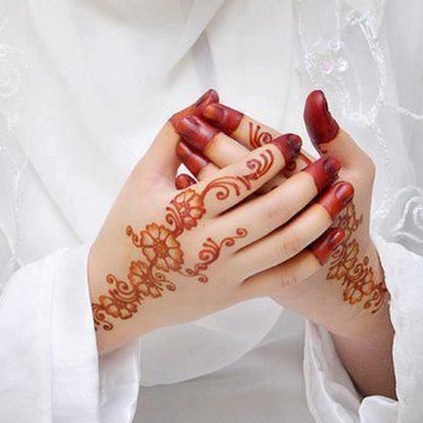 Свадебные узоры хной