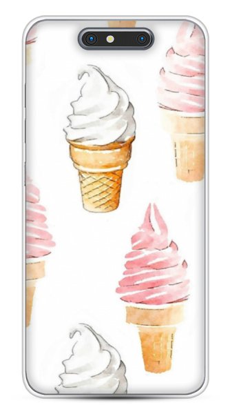 Скетчи мороженого акварелью