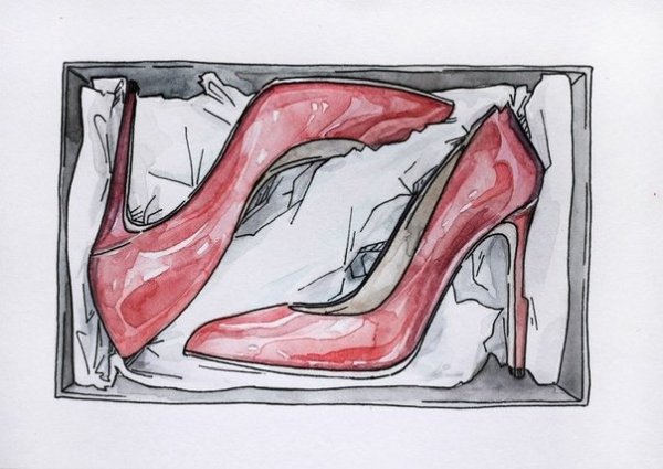 Туфли скетчинг