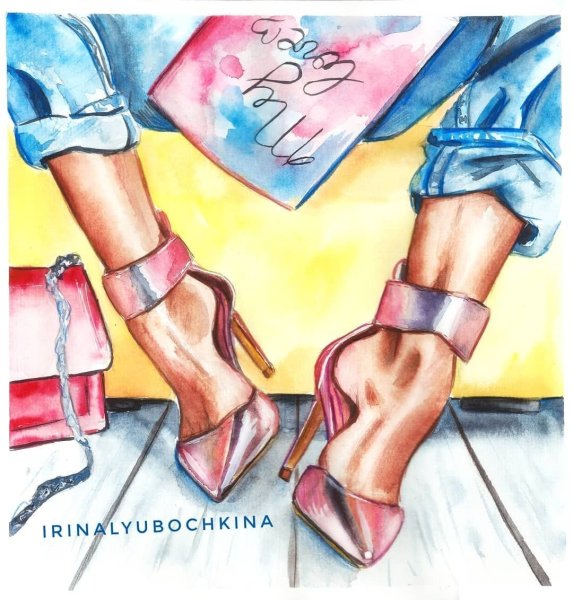 Туфли скетчинг