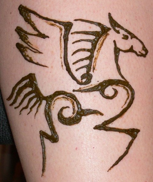 Тату хной для мальчиков