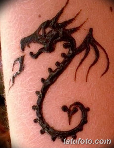 Дракон из хны