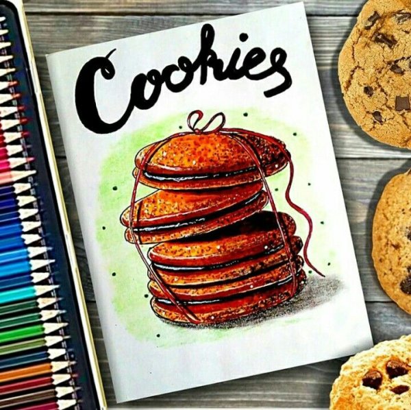 Выпечка маркерами