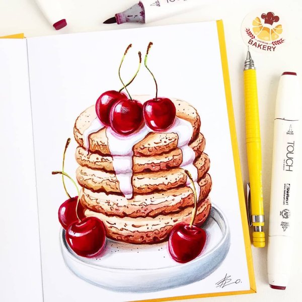 Фуд скетчинг