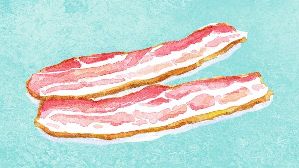 Нарисованный бекон