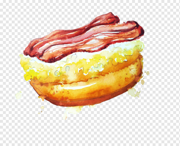 Пончики акварелью