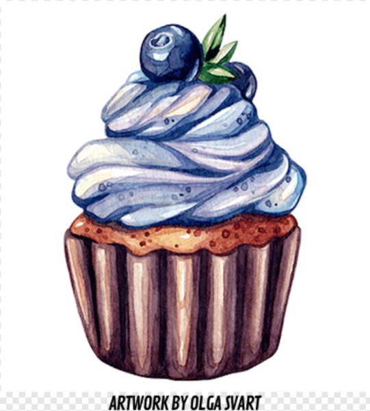 Пирожные скетч маркерами