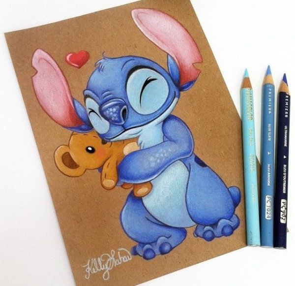 Герои Дисней Стич Sketch