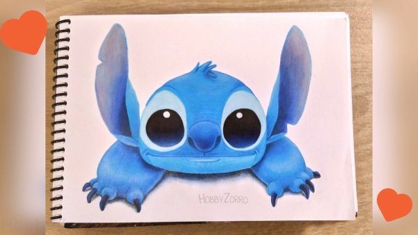 Легкий рисунок Стича